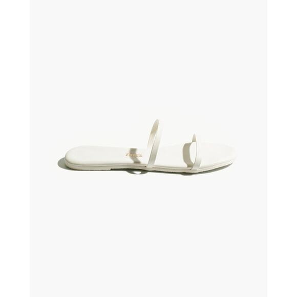 Tkees Gemma Leather Sandal Coconut Cream - 6 - Picture 4 of 7
